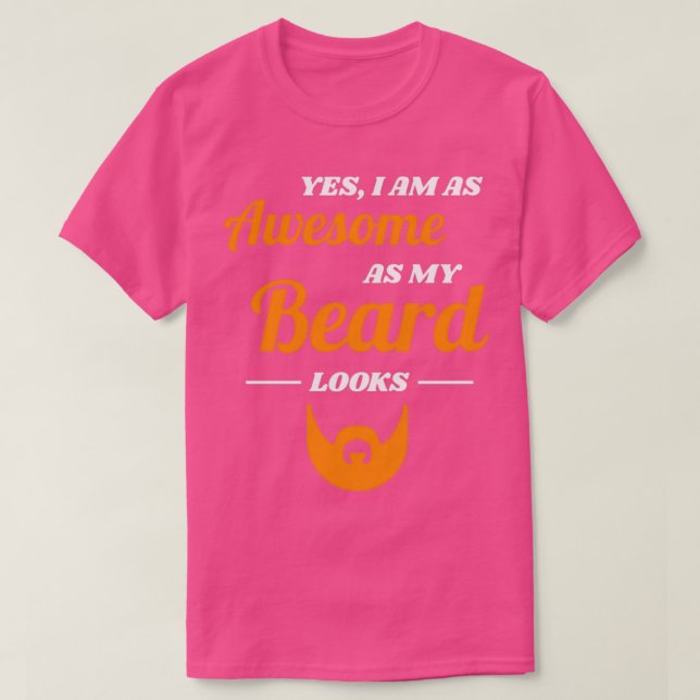 Camiseta Homens de bigode Cheio de barba dotados de 21 (Frente do Design)