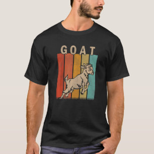 Camiseta Homens De Caprino Em Desgaste Meninos Retro De Cap