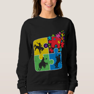 Camiseta Homens De Consciência Do Autismo De Suporte Equest
