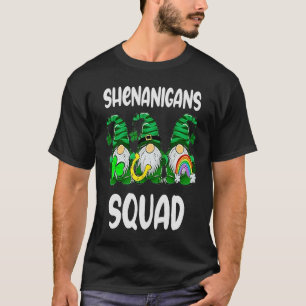 Camiseta Homens de Dia de São Patrício dos Gnomos da Esquad