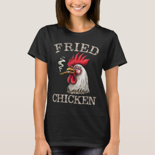 Camiseta Homens De Erva Gráfica De Frango Fedidos