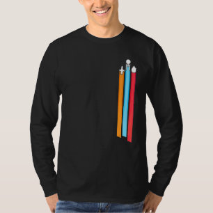 Camiseta Homens de faixas de espaços