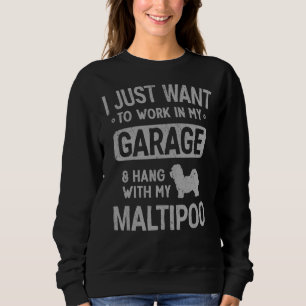 Camiseta Homens de Garagem do Pai Maltipoo