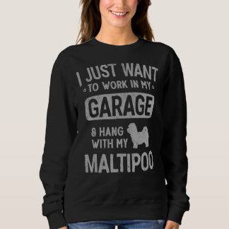 Camiseta Homens de Garagem do Pai Maltipoo