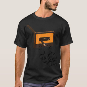 Camiseta Homens de Gravação Nostálgicos Hilários