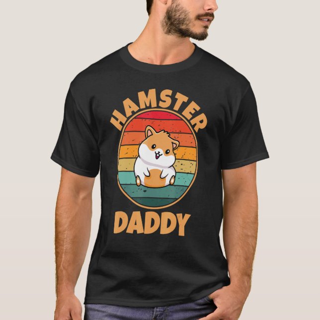 Camiseta Homens de Hamster do Ouro de Hamster Pet Dwarf do  (Frente)
