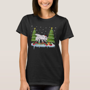Camiseta Homens de Iluminação Árvore das Bebidas Natal Feio