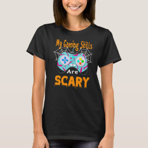 Camiseta Homens De Jogadores De Halloween Minhas Habilidade