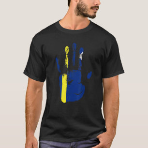 Camiseta Homens de Mão de Bandeira do Curaçau Meninos