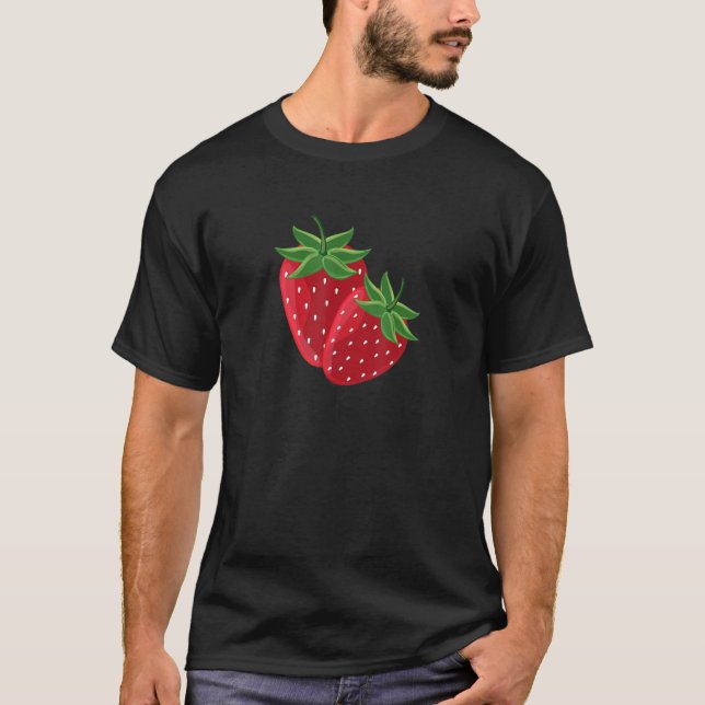 Camiseta Homens de Morango Estéticos Mulheres (Frente)