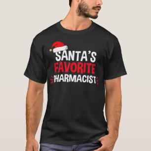 Camiseta Homens de Natal Farmacêuticos Favoritos Santas