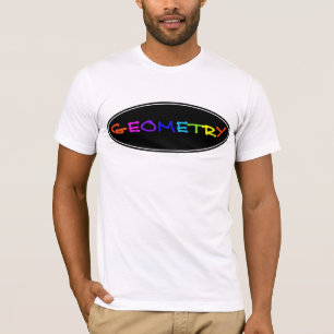 Camiseta Homens de néon da geometria