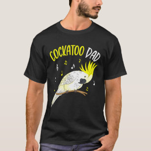 Camiseta Homens de Pássaros do Pai de Cockatoo