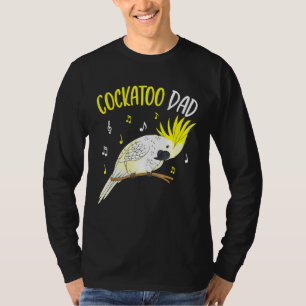 Camiseta Homens de Pássaros do Pai de Cockatoo