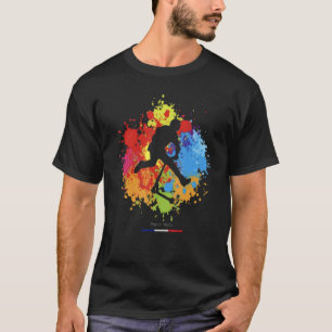 Camiseta Homens de Patinete Estilo Livre Criança