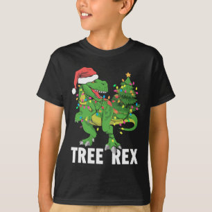 Camiseta Homens de pijamas do Dinossauro de Natal Rex Xmas