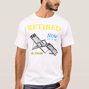 Camiseta Homens de Reforma Reformados Reformados da Cadeira