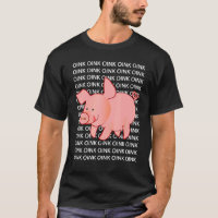 Homens de Roupa Rosa Porco Bonitos Mulheres Jovens