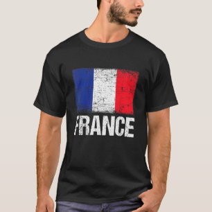 Camiseta Homens de Sinalizador Franceses Meninos Patriótico