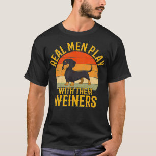 Camiseta Homens de verdade brincam com seus filhos Funny Da