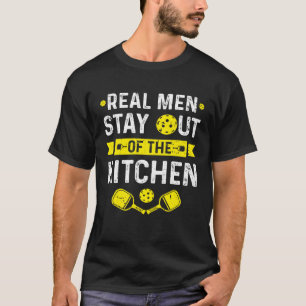 Camiseta Homens De Verdade Ficam Fora Do Patilhão De Bateri