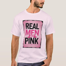 Camiseta "Homens de Verdade Usam Rosa" – Conscient