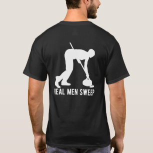 Camiseta Homens de Verdade Varrem Encurvamento de Rink de G