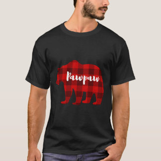 Camiseta Homens De Vestuário Do Urso De Pawpaw Oferecem Fam
