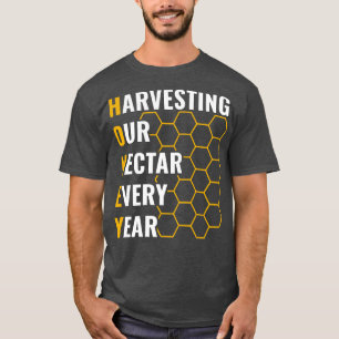 Camiseta Homens design captando nosso néctar