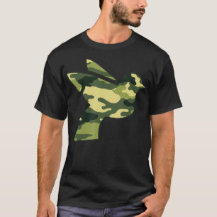 Camiseta Homens do Camo Impressão US Pigeon Bird Gift