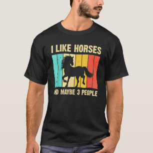 Camiseta Homens do Cavalo Meninos Meninas Introduzindo