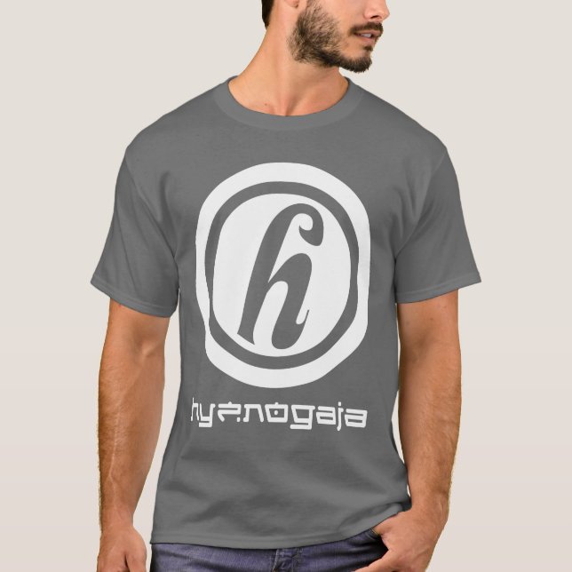 Camiseta Homens do círculo H (Frente)