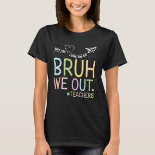 Camiseta Homens Do Fim Do Ano Escolar Saíram De Professores