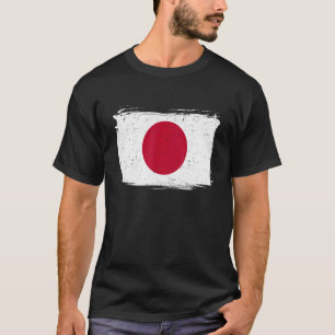 Camiseta Homens do Japão com bandeira