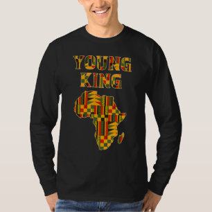Camiseta Homens do Kente Africano legal Meninos Crianças Am