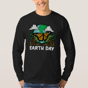 Camiseta Homens do Meio Ambiente da Borboleta Monarca