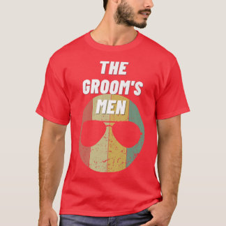 Camiseta Homens do Noivo Festa de Casamento Melhor Amigo De