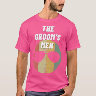Camiseta Homens do Noivo Festa de Casamento Melhor Amigo Fe