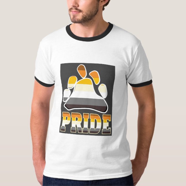 Camiseta Homens do orgulho do urso (Frente)