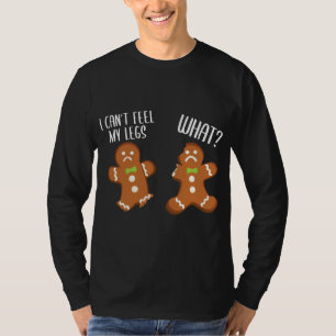 Camiseta Homens do Pão de Natal que não consigo sentir as m