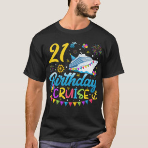 Camiseta Homens do Partido aniversário de 21 anos Cruise B