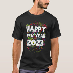 Camiseta Homens do Partido Feliz ano novo Eve 2023 Mulheres