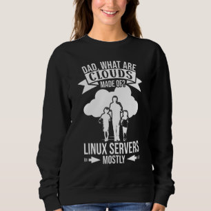 Camiseta Homens Do Que São Formadas As Nuvens Linux Comput