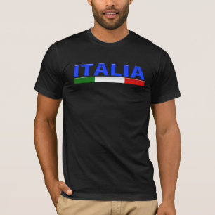 Camiseta Homens do T de Italia Italia