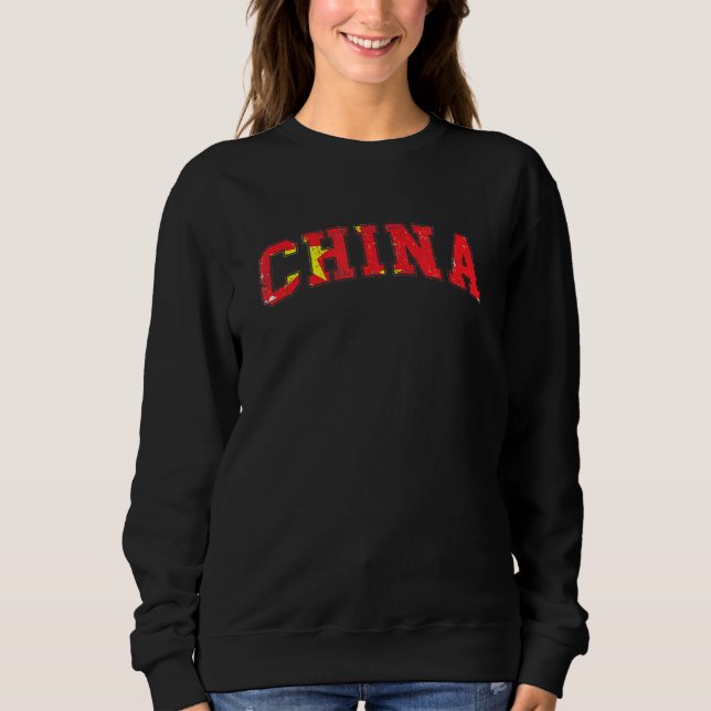 Camiseta Homens do Tejo Gráfico da China Homens Mulheres Cr (Frente)