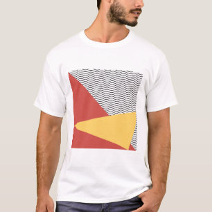 Camiseta homens do teste padrão do pop art 80s