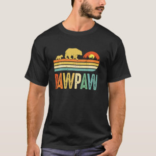 Camiseta Homens Do Urso Pawpaw Vintage Decoração Do Urso Re