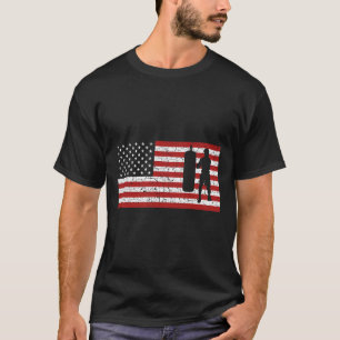 Camiseta Homens dotados de presentes na caixa da bandeira a
