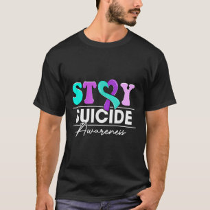 Camiseta Homens e mulheres na prevenção do suicídio