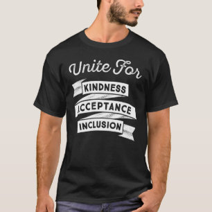 Camiseta Homens e N Raparigas Homens e Nascentes Anti-Bully